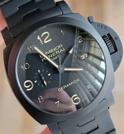 Panerai Pam 438 Tuttonero Luminor 1950 Gmt 